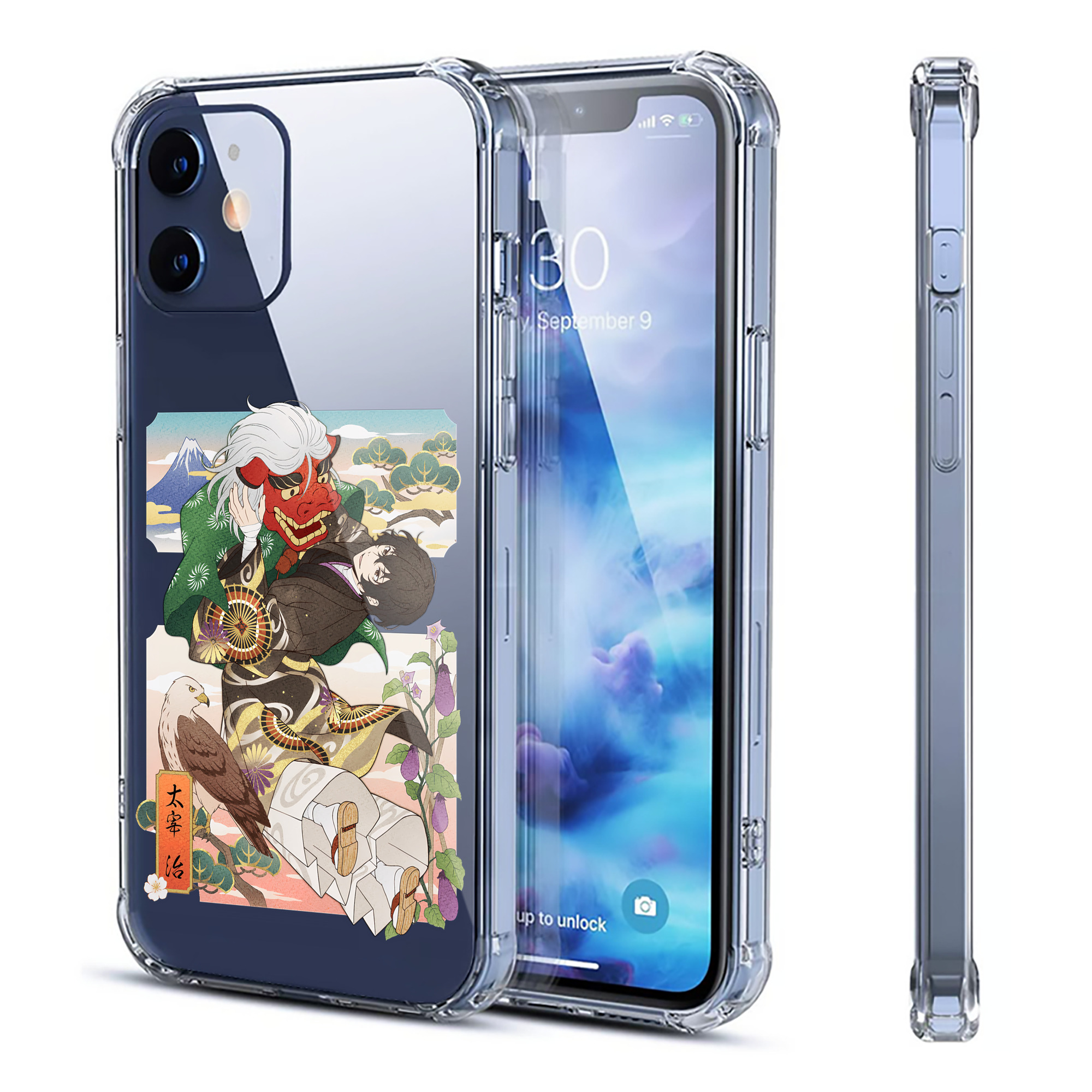 （画像用） 文豪ストレイドッグス Bungo Stray Dogs 【iPhone 12シリーズ対応】透明スマホケース（クリアソフトケース）